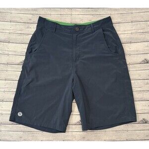 Free Fly Mens Casual Shorts Sz 30 Blue Active Stretch Golf Lightweight Comfort